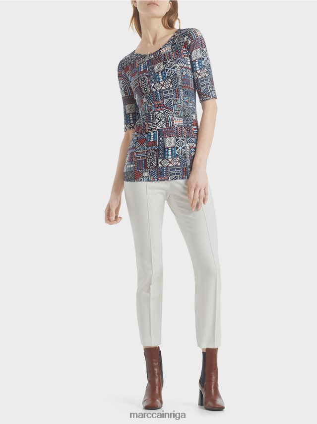 apģērbs Rivjēra VRBHXD1489 Marc Cain krekls ar etnisku apdruku