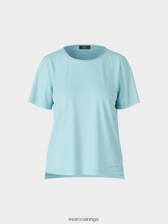 apģērbs atmosfēras zils VRBHXD1459 Marc Cain tops no elastīgas kokvilnas