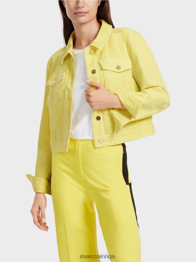 apģērbs balts VRBHXD1317 Marc Cain t-krekls ar putnu aplikāciju