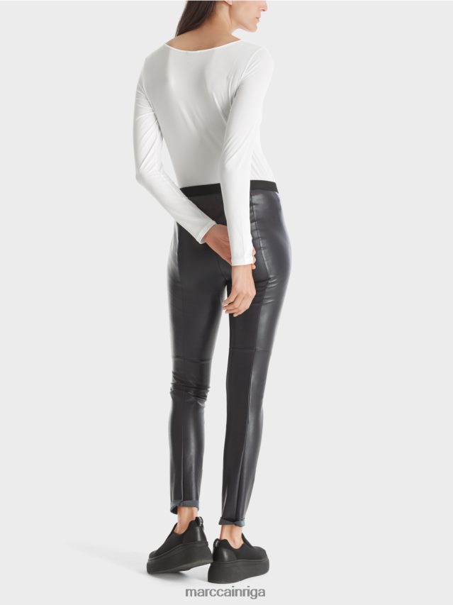 apģērbs balts VRBHXD1473 Marc Cain smalks krekls ar garām piedurknēm