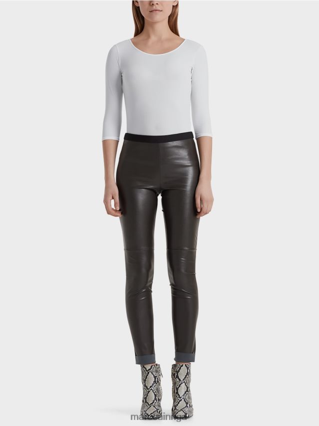 apģērbs balts VRBHXD1481 Marc Cain ļoti smalks krekls ar garām piedurknēm