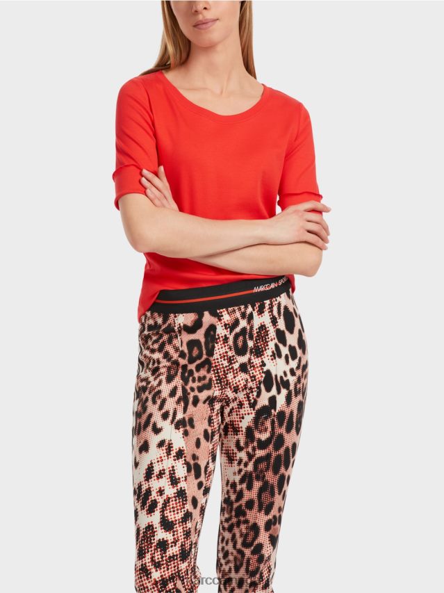 apģērbs campari VRBHXD1263 Marc Cain vienkāršs t-krekls ar 3/4 piedurknēm