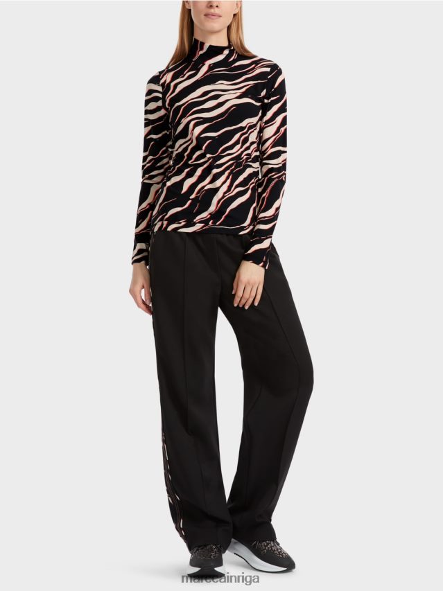 apģērbs campari VRBHXD1267 Marc Cain Leo dizaina krekls ar garām piedurknēm