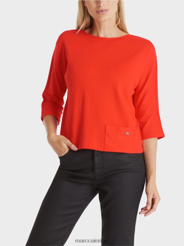 apģērbs campari VRBHXD1273 Marc Cain tops ar laivveida kakla izgriezumu