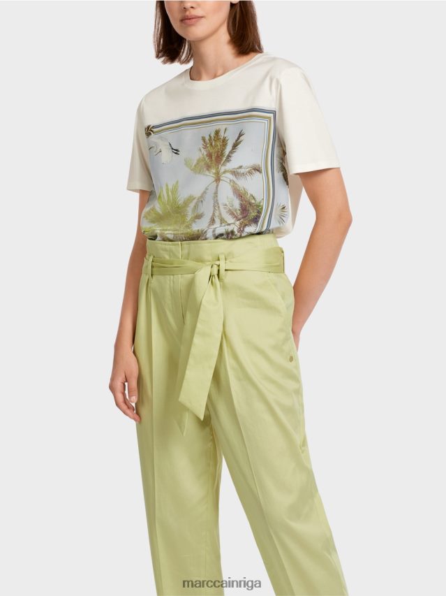 apģērbs debeszils VRBHXD1418 Marc Cain elegants t-krekls no dažādiem materiāliem