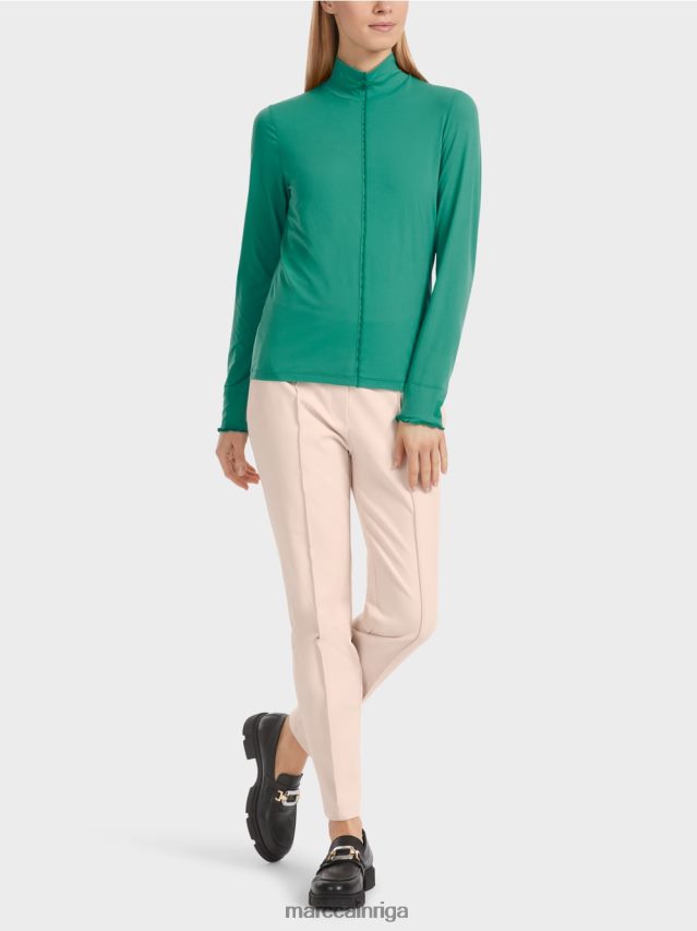 apģērbs emalja VRBHXD1237 Marc Cain krekls ar garām piedurknēm ar stāvapkakli