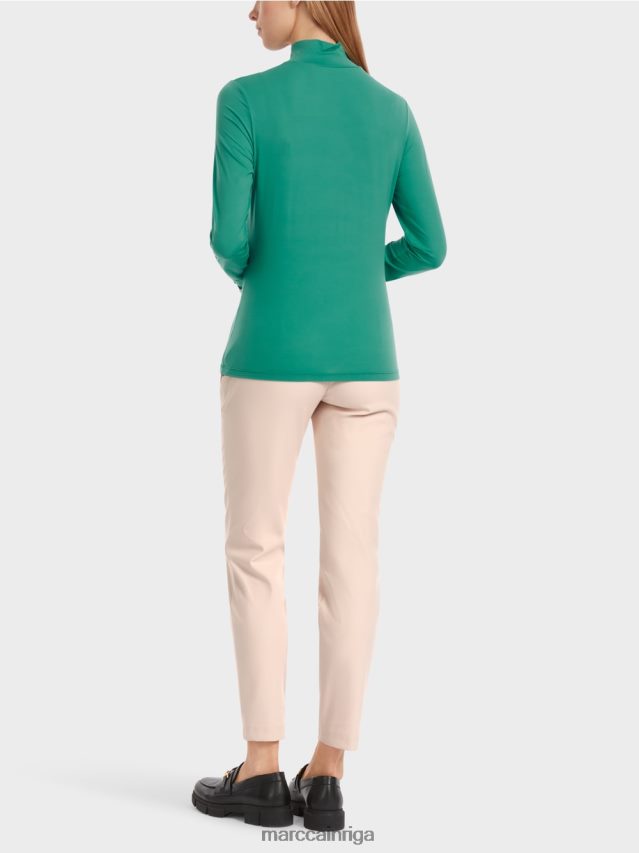 apģērbs emalja VRBHXD1237 Marc Cain krekls ar garām piedurknēm ar stāvapkakli