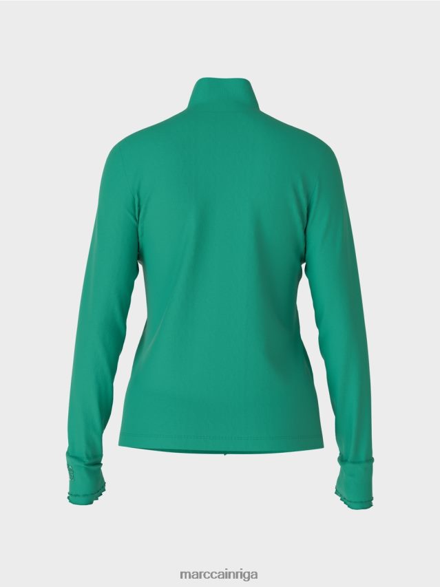 apģērbs emalja VRBHXD1237 Marc Cain krekls ar garām piedurknēm ar stāvapkakli