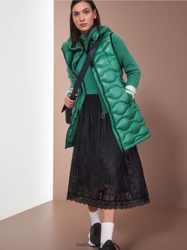 apģērbs emalja VRBHXD1237 Marc Cain krekls ar garām piedurknēm ar stāvapkakli