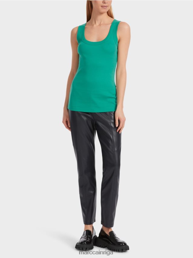 apģērbs emalja VRBHXD1242 Marc Cain kokvilnas rievotu tops bez piedurknēm