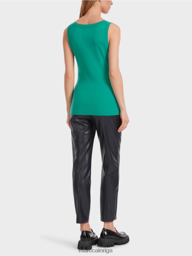 apģērbs emalja VRBHXD1242 Marc Cain kokvilnas rievotu tops bez piedurknēm