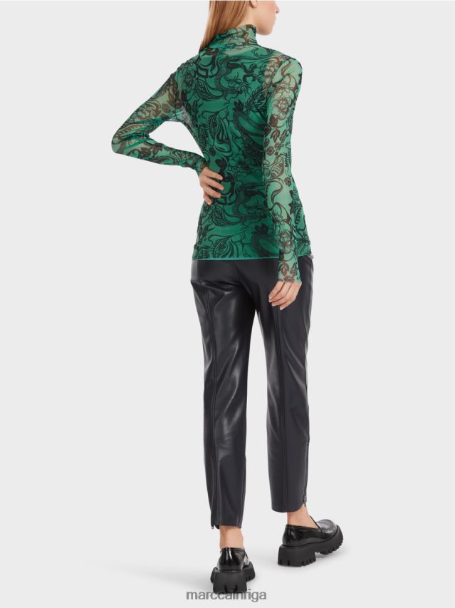 apģērbs emalja VRBHXD1244 Marc Cain apdrukāts tills garām piedurknēm