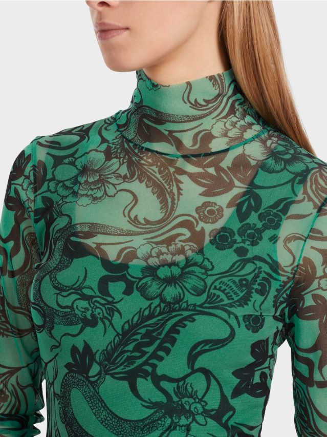 apģērbs emalja VRBHXD1244 Marc Cain apdrukāts tills garām piedurknēm