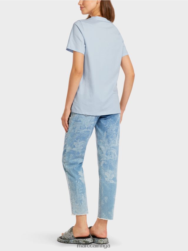 apģērbs gaiši pūderzils VRBHXD1419 Marc Cain \"pārdomāt kopā\" ​​tops