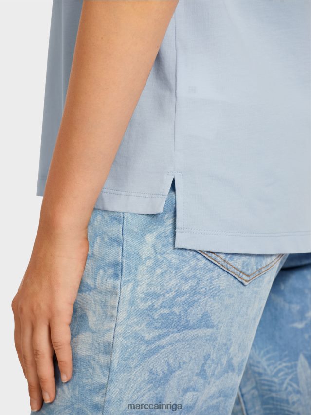 apģērbs gaiši pūderzils VRBHXD1419 Marc Cain \"pārdomāt kopā\" ​​tops