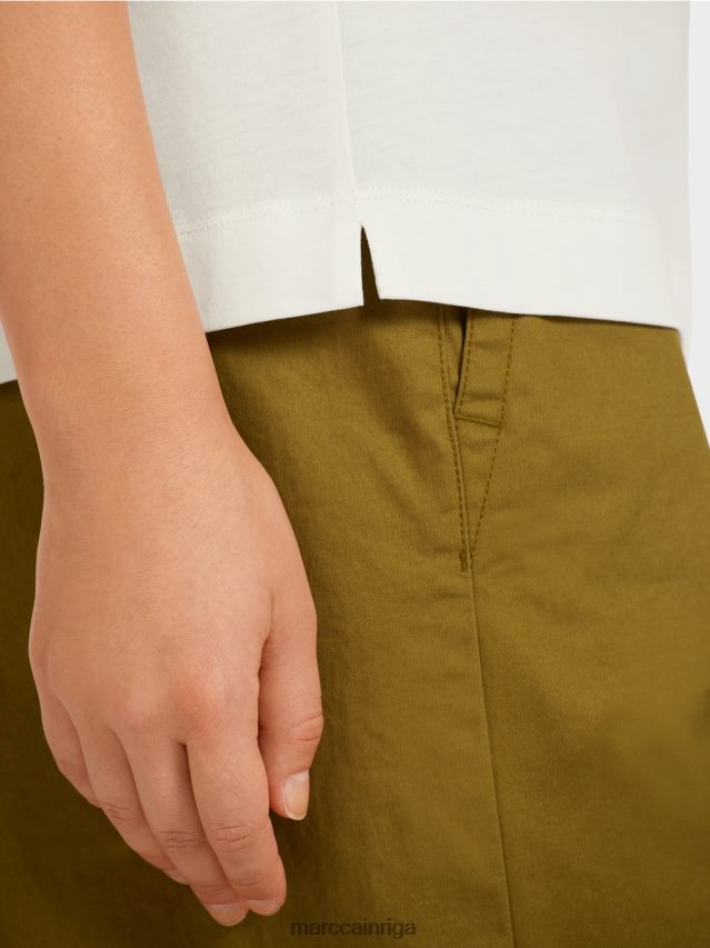 apģērbs gandrīz balts VRBHXD1426 Marc Cain \"pārdomāt kopā\" ​​tops