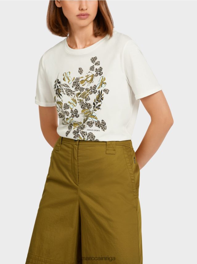 apģērbs gandrīz balts VRBHXD1426 Marc Cain \"pārdomāt kopā\" ​​tops