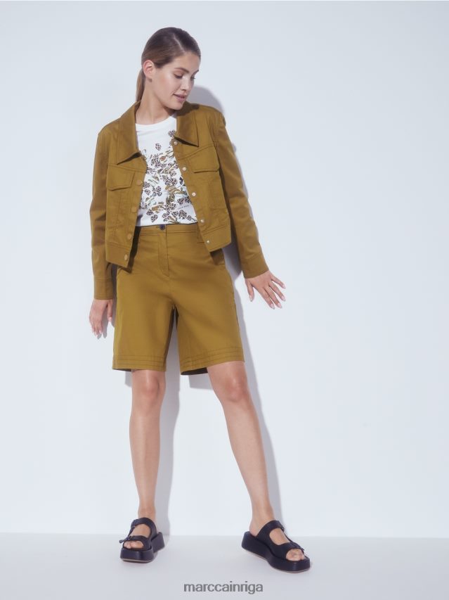 apģērbs gandrīz balts VRBHXD1426 Marc Cain \"pārdomāt kopā\" ​​tops