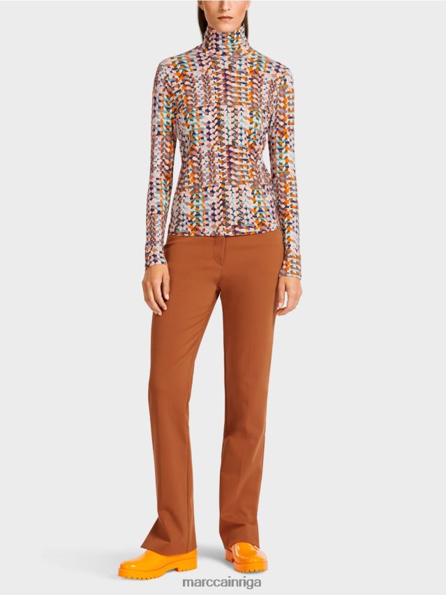 apģērbs karaliski violets VRBHXD1452 Marc Cain krāsains topiņš ar garām piedurknēm