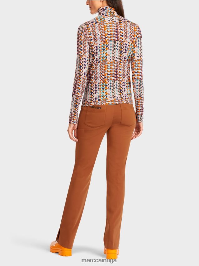 apģērbs karaliski violets VRBHXD1452 Marc Cain krāsains topiņš ar garām piedurknēm