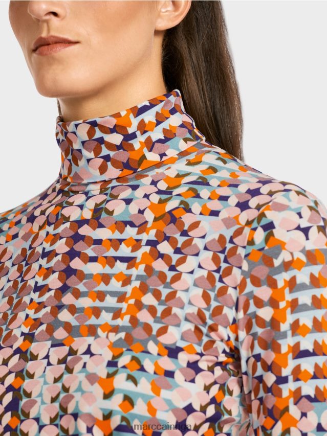 apģērbs karaliski violets VRBHXD1452 Marc Cain krāsains topiņš ar garām piedurknēm