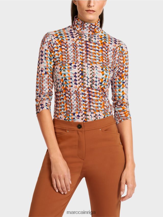 apģērbs karaliski violets VRBHXD1452 Marc Cain krāsains topiņš ar garām piedurknēm