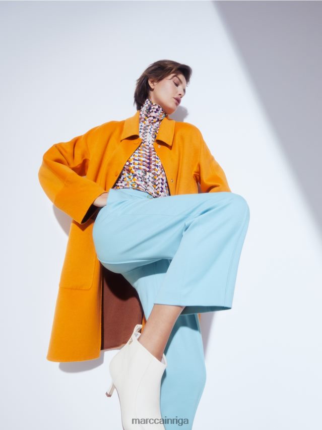 apģērbs karaliski violets VRBHXD1452 Marc Cain krāsains topiņš ar garām piedurknēm