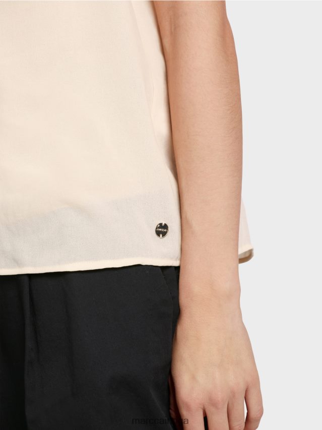 apģērbs krēms VRBHXD1371 Marc Cain \"pārdomāt kopā\" ​​tops