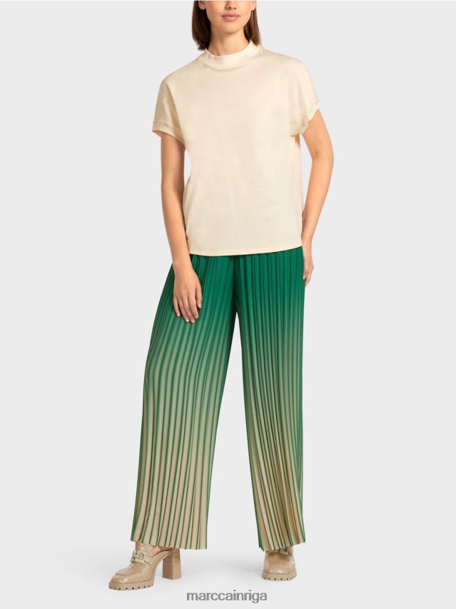 apģērbs krēms VRBHXD1446 Marc Cain t-krekls ar vāciņu piedurknēm