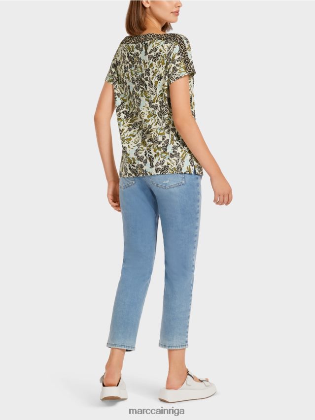 apģērbs mīksts jumta logs VRBHXD1424 Marc Cain t-krekls ar saīsinātām kimono piedurknēm