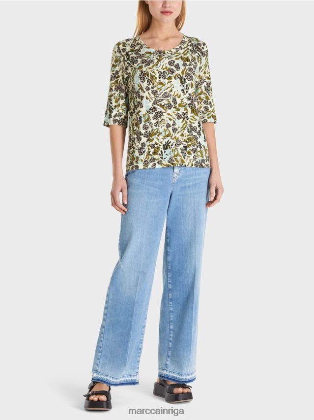 apģērbs mīksts jumta logs VRBHXD1427 Marc Cain apdrukāts krekls