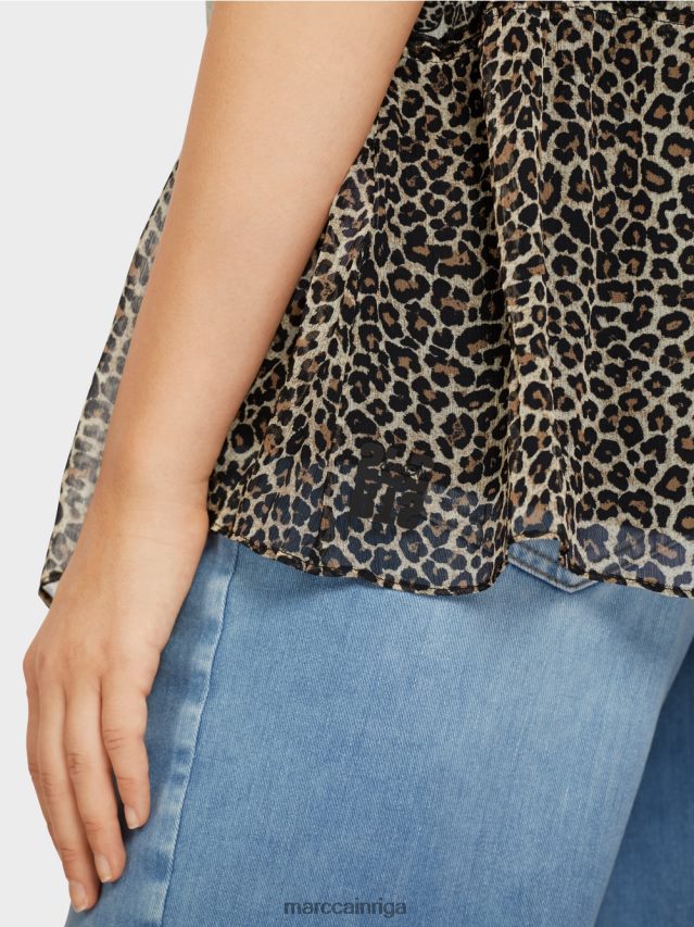 apģērbs mīksts jumta logs VRBHXD1429 Marc Cain daudzpakāpju tops bez piedurknēm