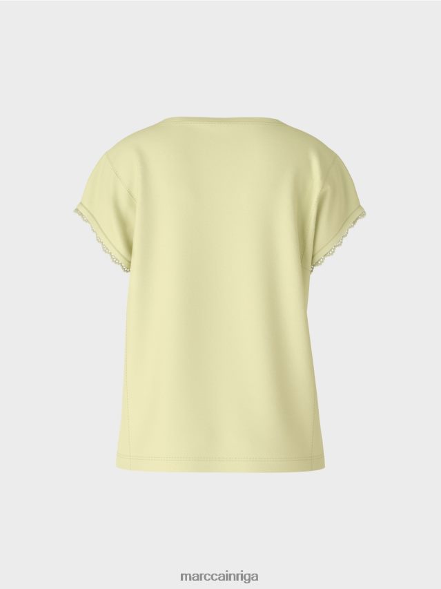 apģērbs maiga elpa VRBHXD1415 Marc Cain tops ar mežģīņu apdari