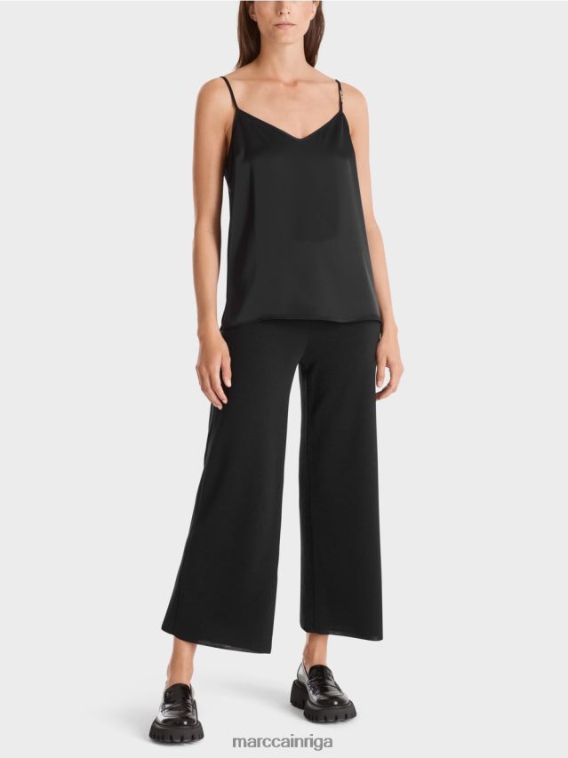 apģērbs melns VRBHXD1248 Marc Cain augšdaļa ar slaidu ķēdi