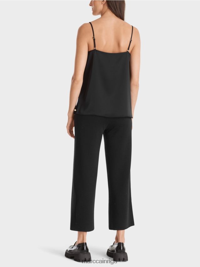 apģērbs melns VRBHXD1248 Marc Cain augšdaļa ar slaidu ķēdi