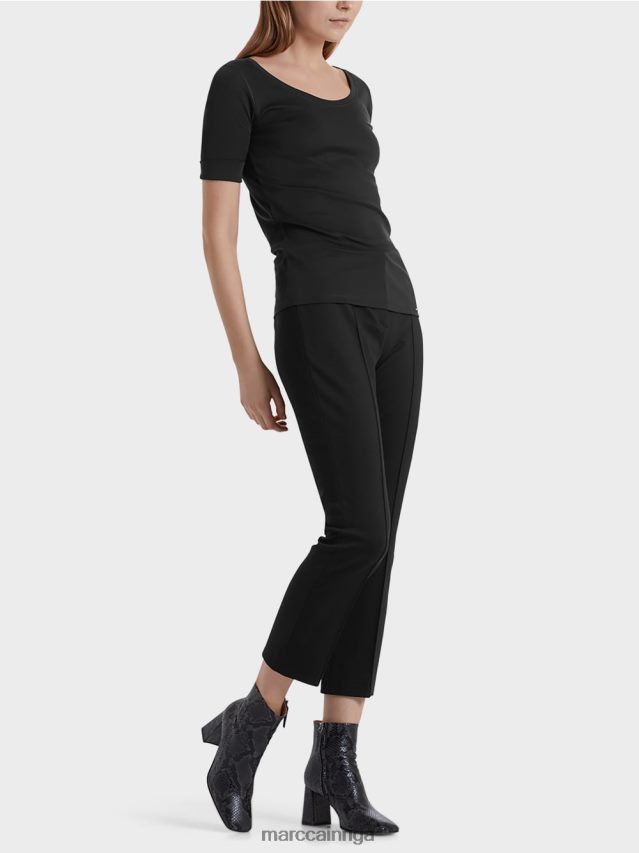 apģērbs melns VRBHXD1479 Marc Cain augstas kvalitātes pamata krekls