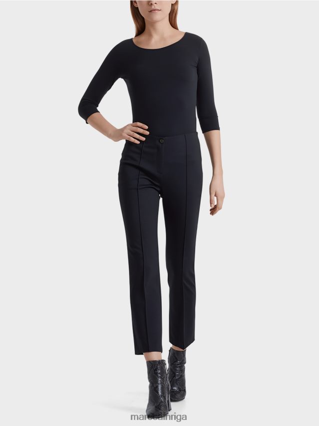 apģērbs pusnakts zils VRBHXD1471 Marc Cain ļoti smalks krekls ar garām piedurknēm