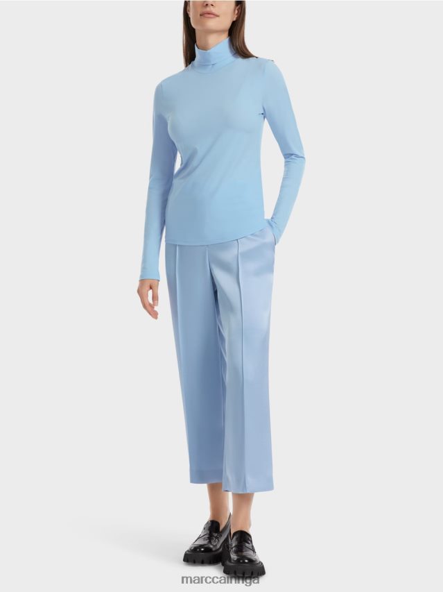 apģērbs tumšas vasaras debesis VRBHXD1288 Marc Cain t-krekls ar izliektu kakla izgriezumu