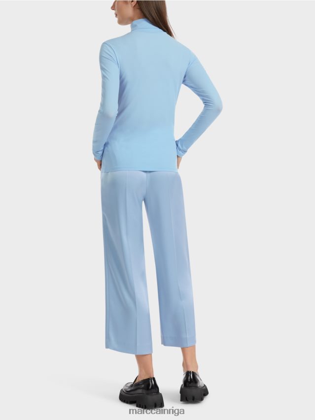 apģērbs tumšas vasaras debesis VRBHXD1288 Marc Cain t-krekls ar izliektu kakla izgriezumu