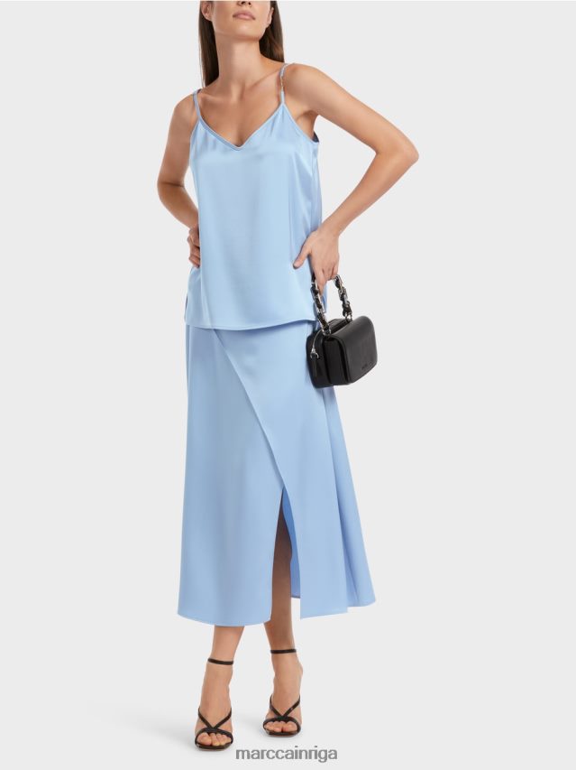 apģērbs tumšas vasaras debesis VRBHXD1289 Marc Cain augšdaļa ar slaidu ķēdi