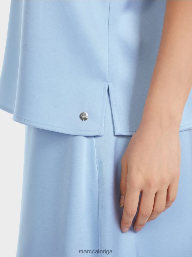 apģērbs tumšas vasaras debesis VRBHXD1289 Marc Cain augšdaļa ar slaidu ķēdi