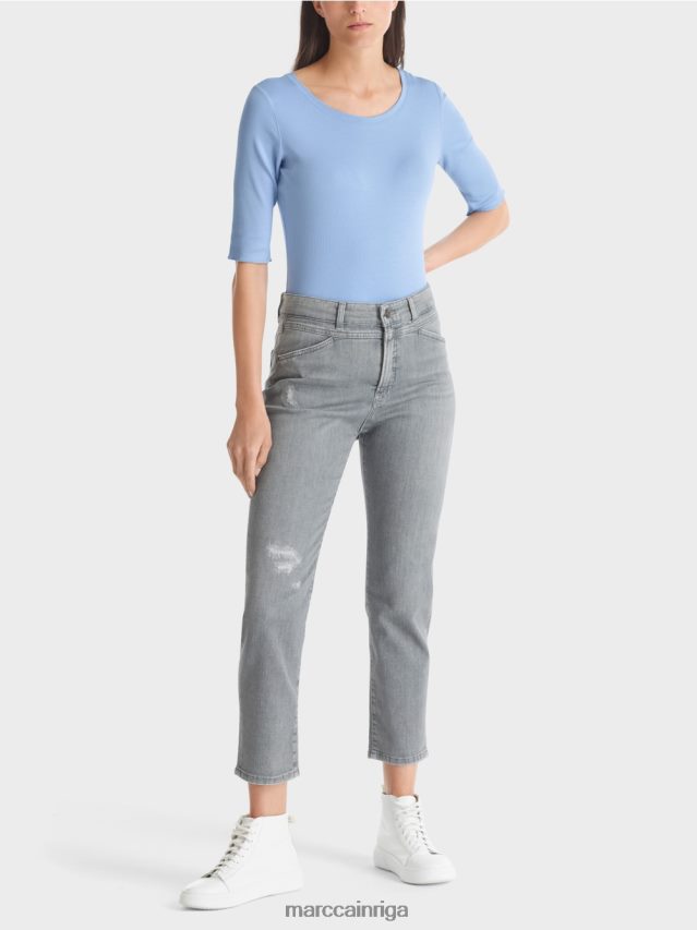 apģērbs tumšas vasaras debesis VRBHXD1335 Marc Cain t-krekls ar 3/4 garuma piedurknēm