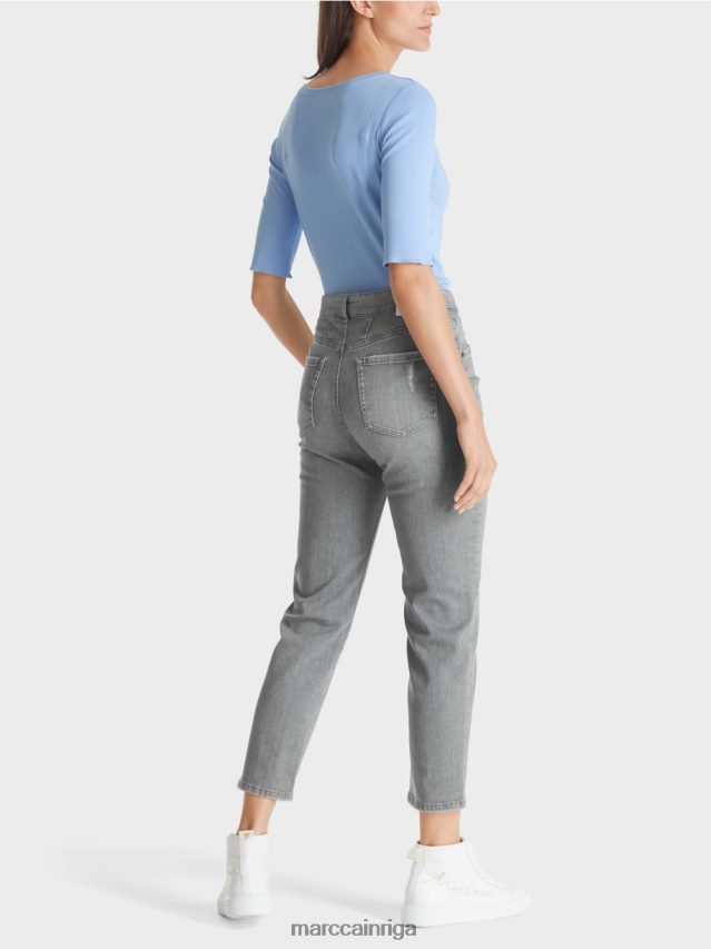 apģērbs tumšas vasaras debesis VRBHXD1335 Marc Cain t-krekls ar 3/4 garuma piedurknēm