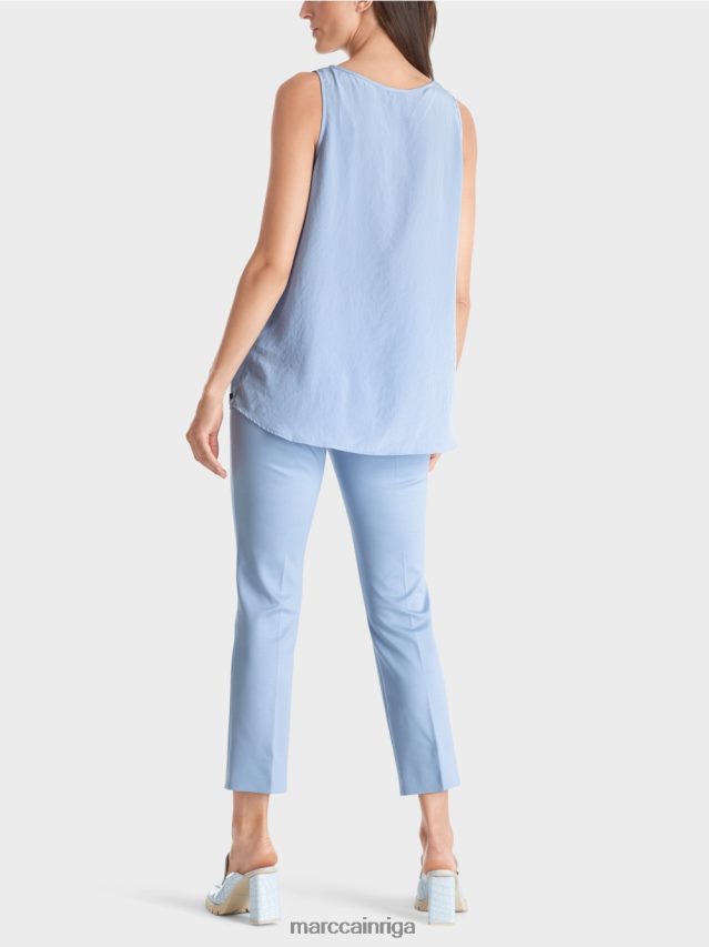 apģērbs tumšas vasaras debesis VRBHXD1350 Marc Cain viegls tops bez piedurknēm