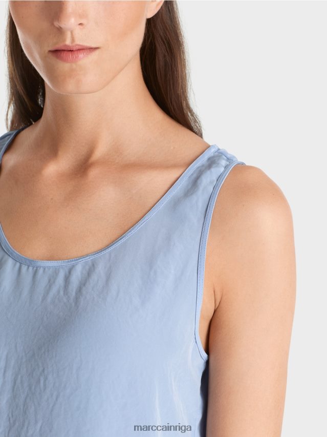 apģērbs tumšas vasaras debesis VRBHXD1350 Marc Cain viegls tops bez piedurknēm