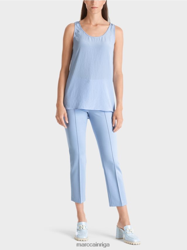 apģērbs tumšas vasaras debesis VRBHXD1350 Marc Cain viegls tops bez piedurknēm