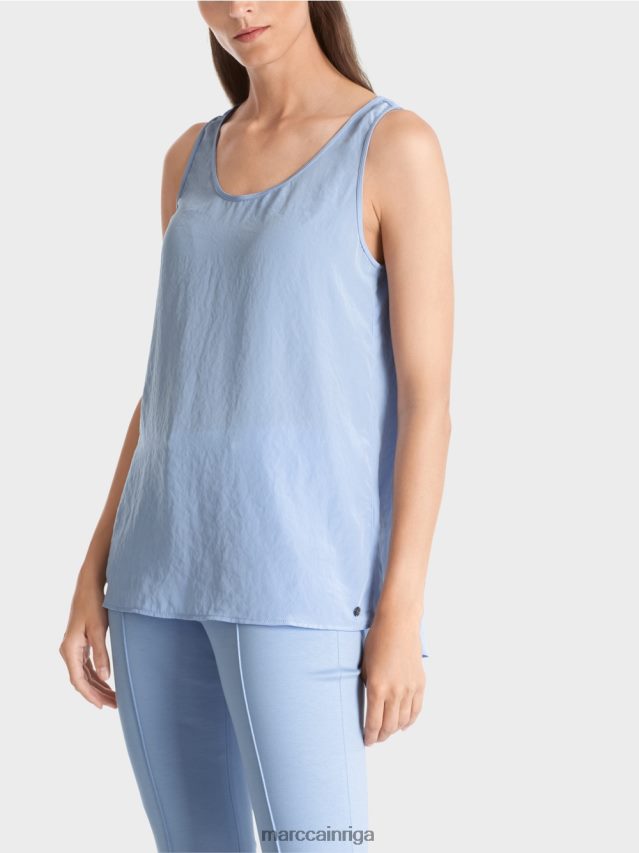 apģērbs tumšas vasaras debesis VRBHXD1350 Marc Cain viegls tops bez piedurknēm