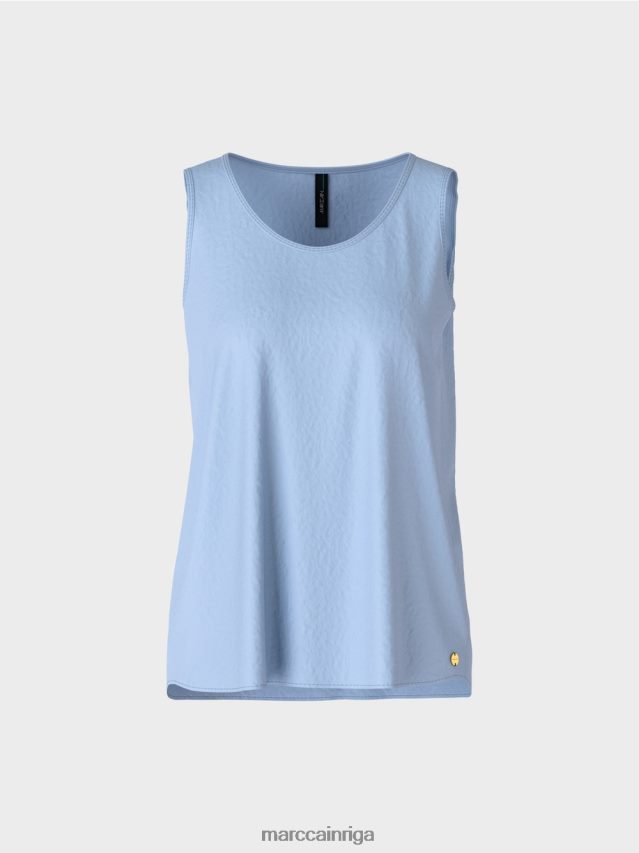 apģērbs tumšas vasaras debesis VRBHXD1350 Marc Cain viegls tops bez piedurknēm