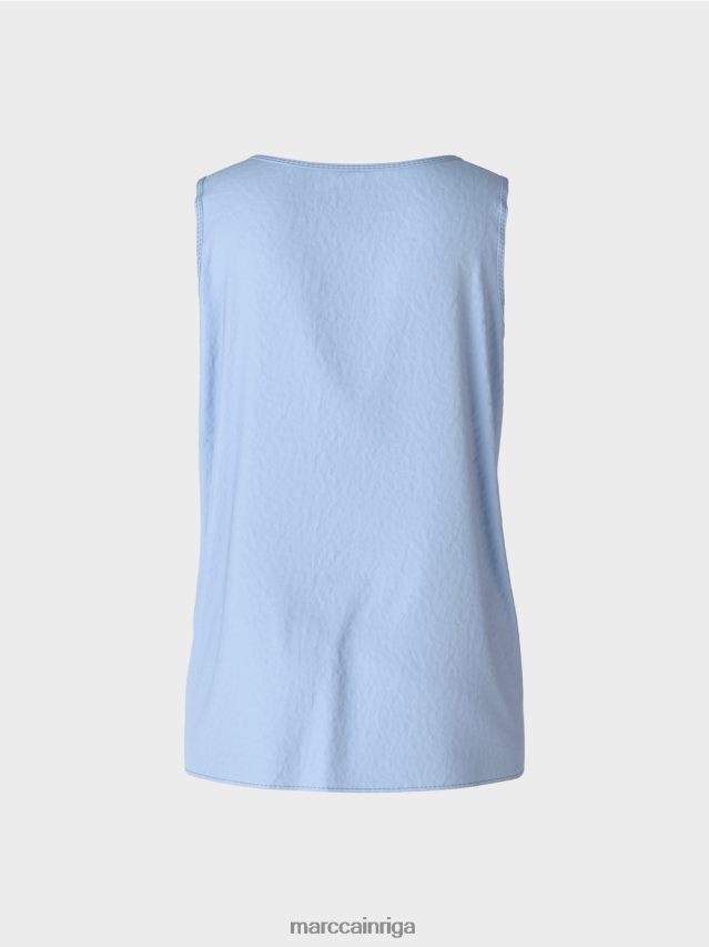 apģērbs tumšas vasaras debesis VRBHXD1350 Marc Cain viegls tops bez piedurknēm