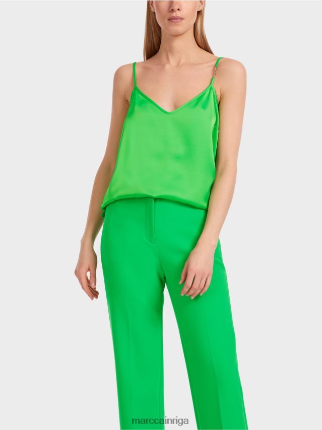 apģērbs tumši ābolu zaļš VRBHXD1246 Marc Cain augšdaļa ar slaidu ķēdi